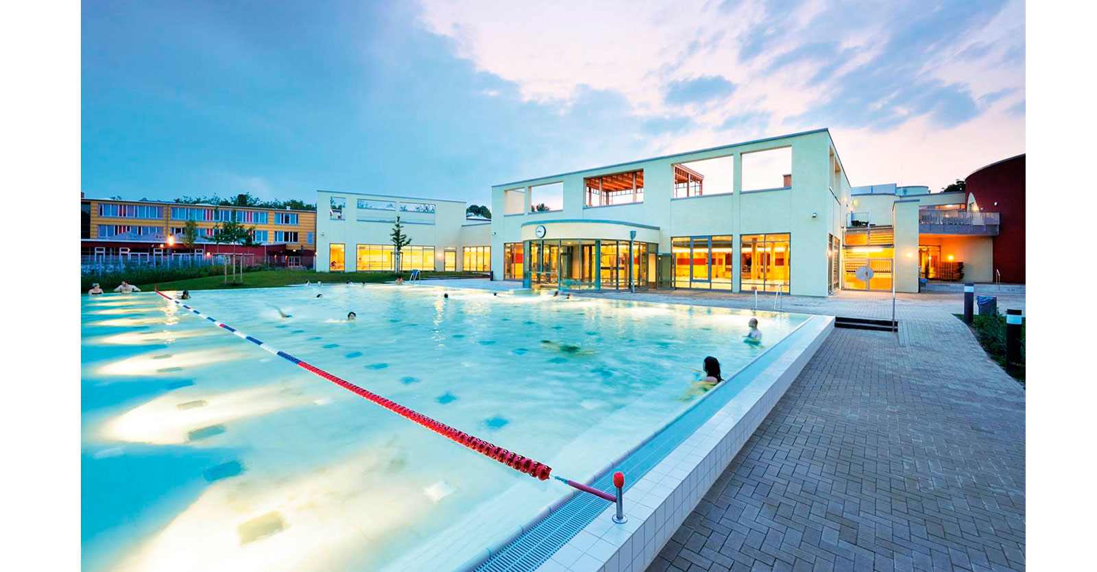 Bazenska keramika i okoliš | MODENA Keramital | Festlandbad, Hamburg, Njemačka
