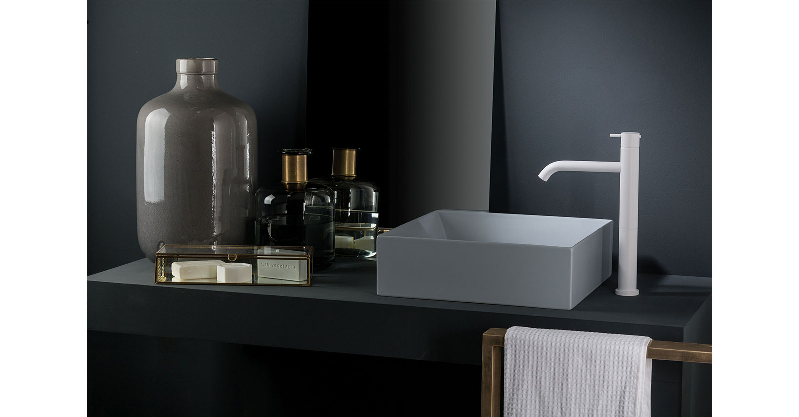 Slavine Ritmonio - Haptic - black&white | Keram Ital Modena | Mješalice