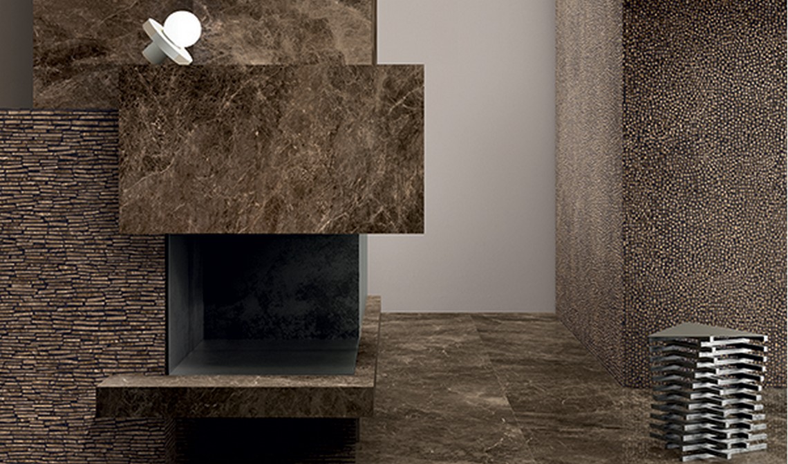 Emil ceramica - Tele di Marmo - Frappuccino Pollock | Gres keramičke pločice | uređenje kupaonica | pločice