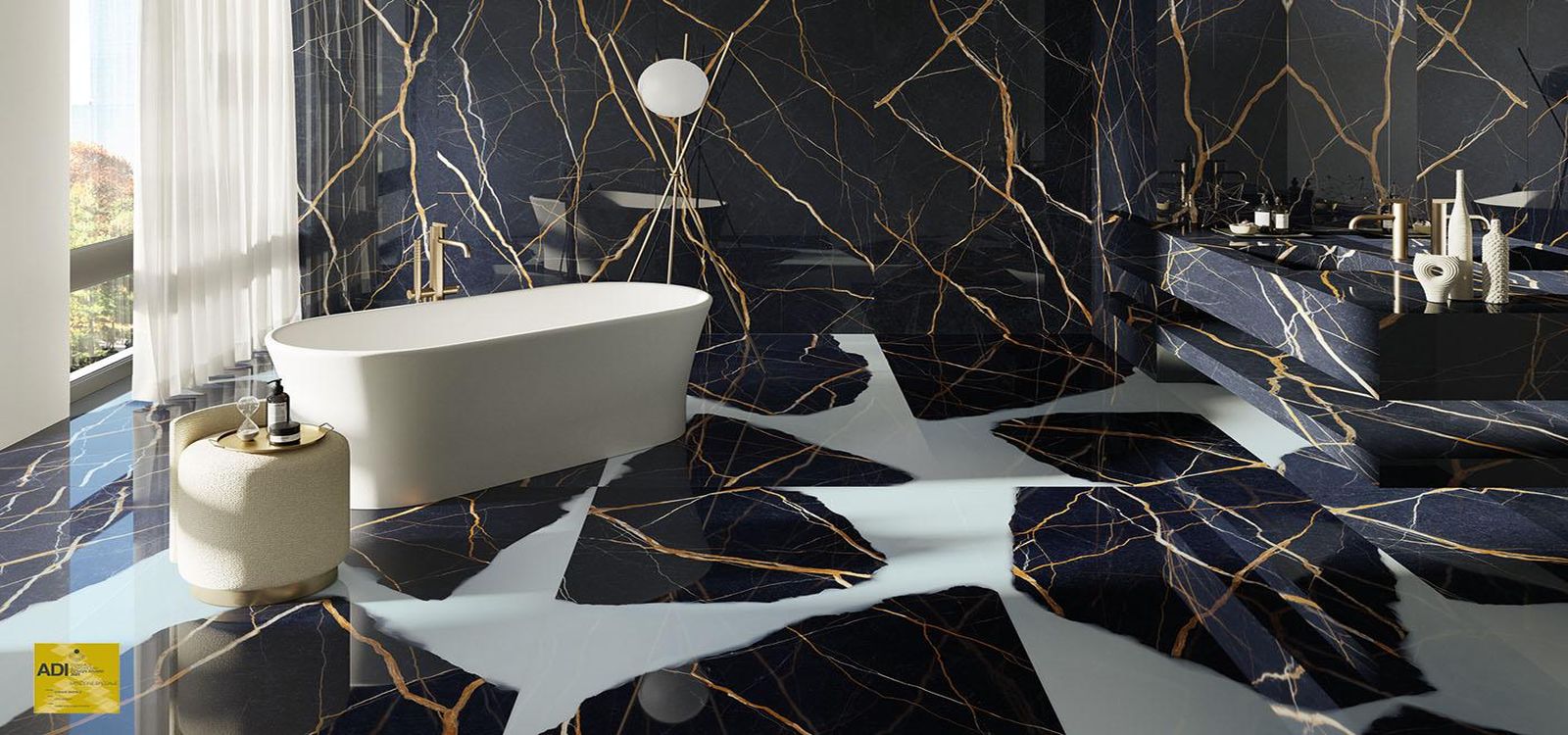 Sahara Noir Bagno - Keramičke pločice | Provenza | Unique Marble | Uređenje interijera |
